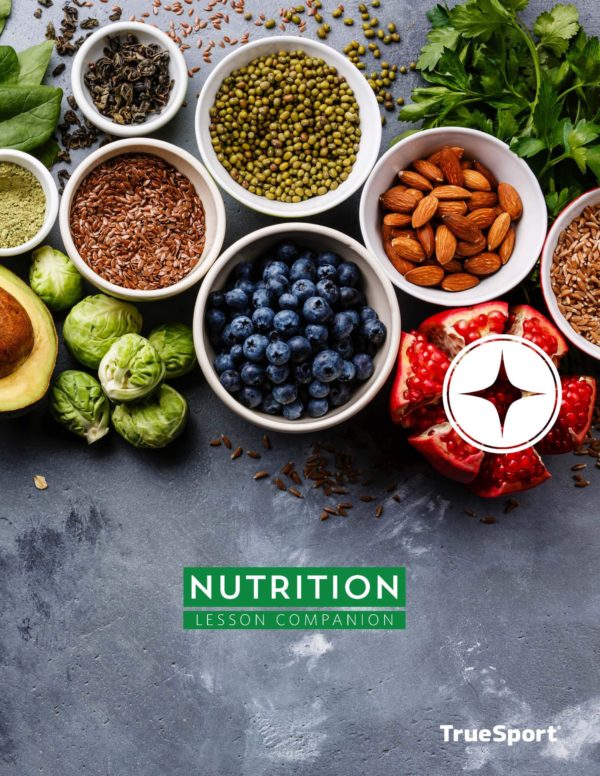 TrueSport nutrition lesson companion cover image.