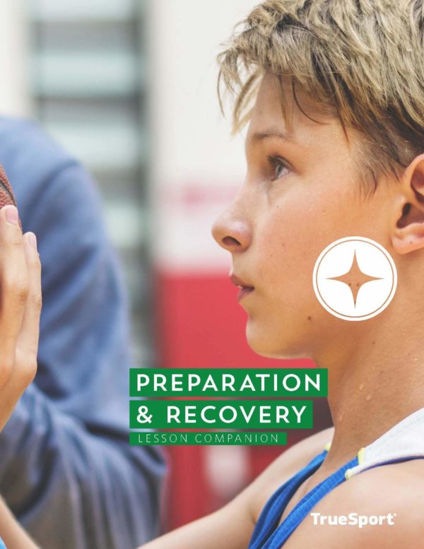 TrueSport preparation and recovery lesson companion cover image.