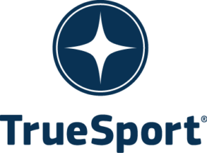 TrueSport blue logo.