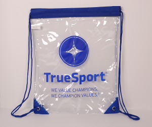 TrueSport Clear Drawstring Bag