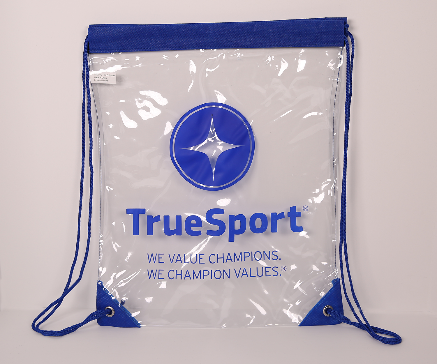 TrueSport Clear Drawstring Bag